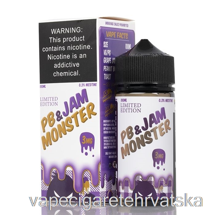 Vape Hrvatska Grape - Pb I Pekmez Monster - 100ml 0mg